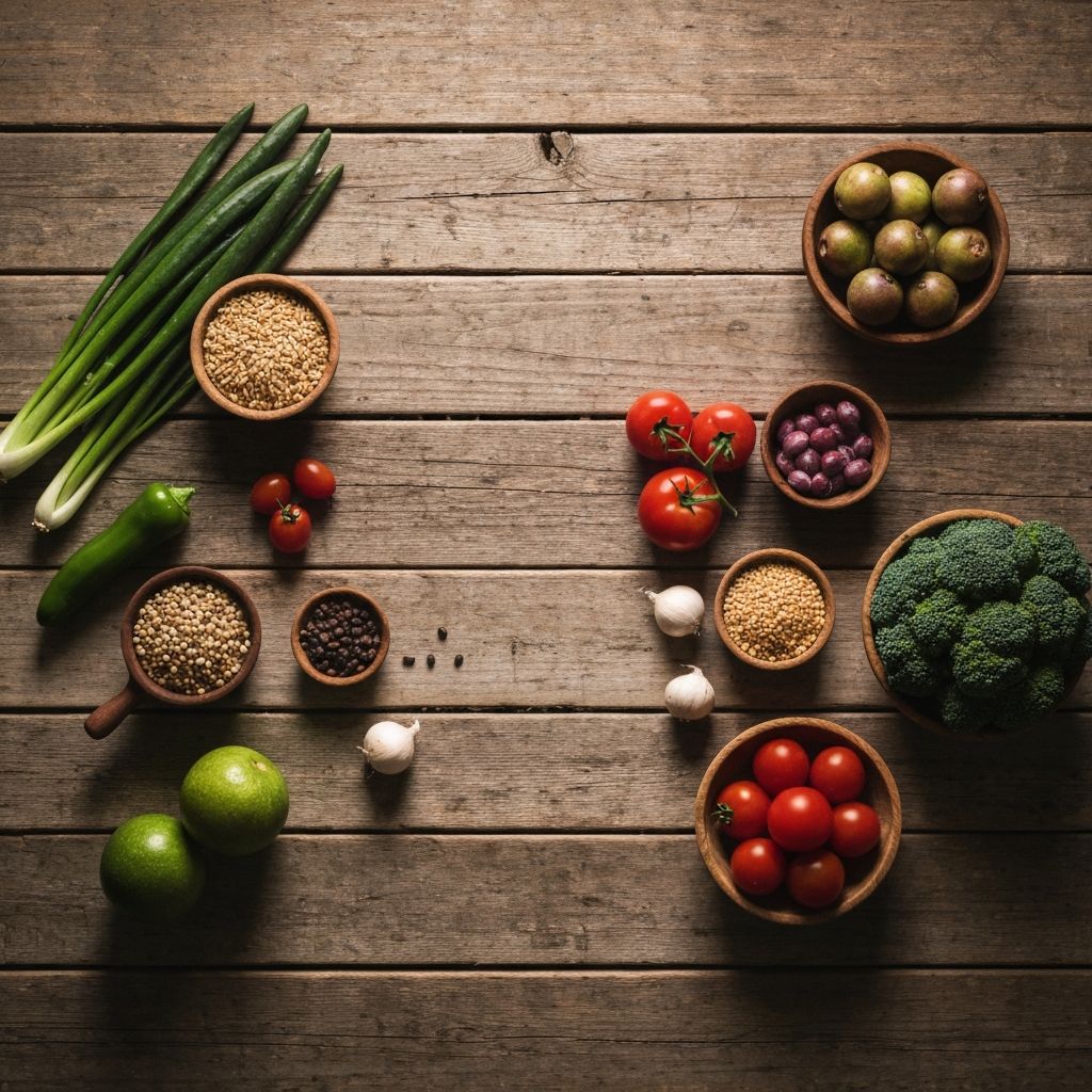 Hero background - Fresh nutritional ingredients