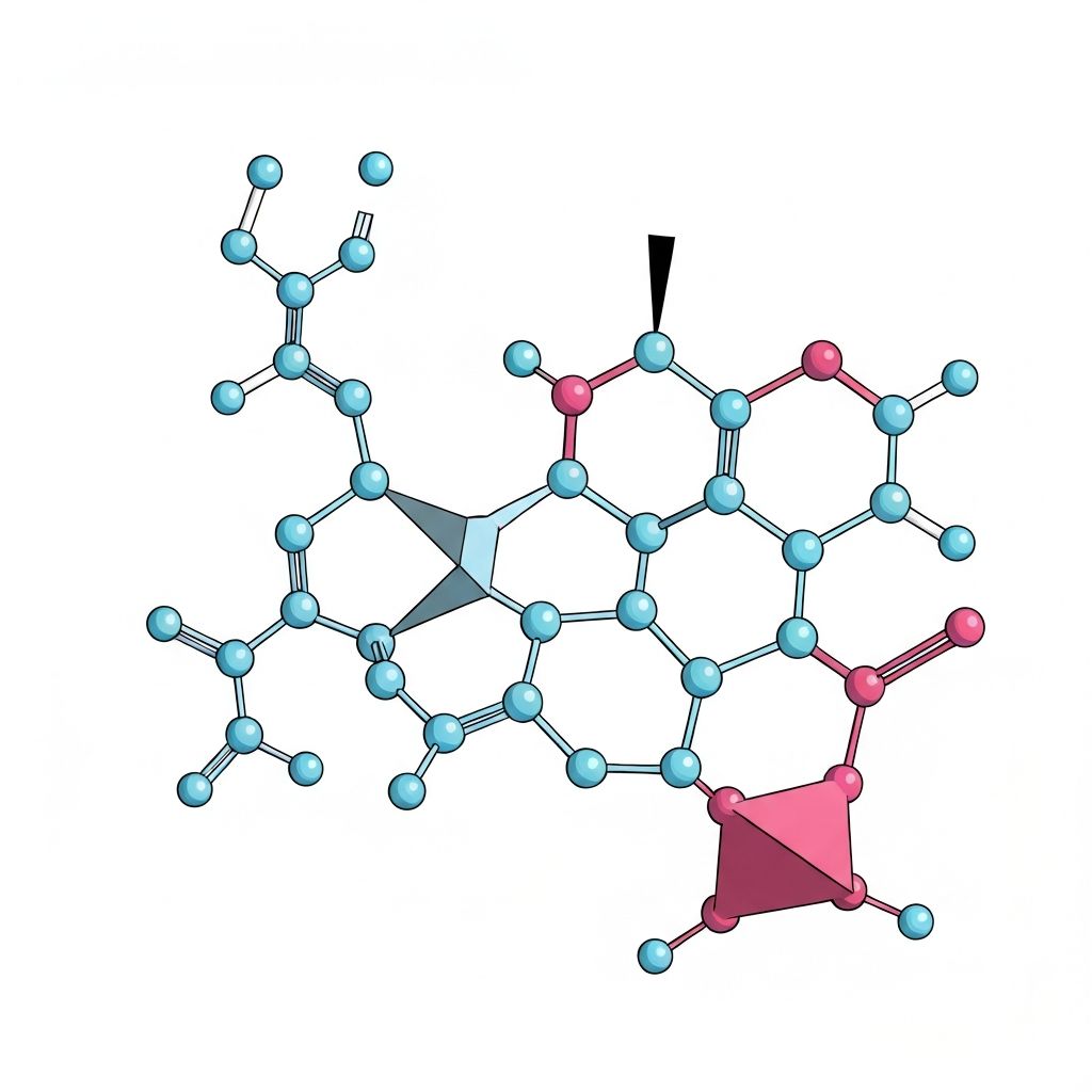 Scientific molecular structure visualization