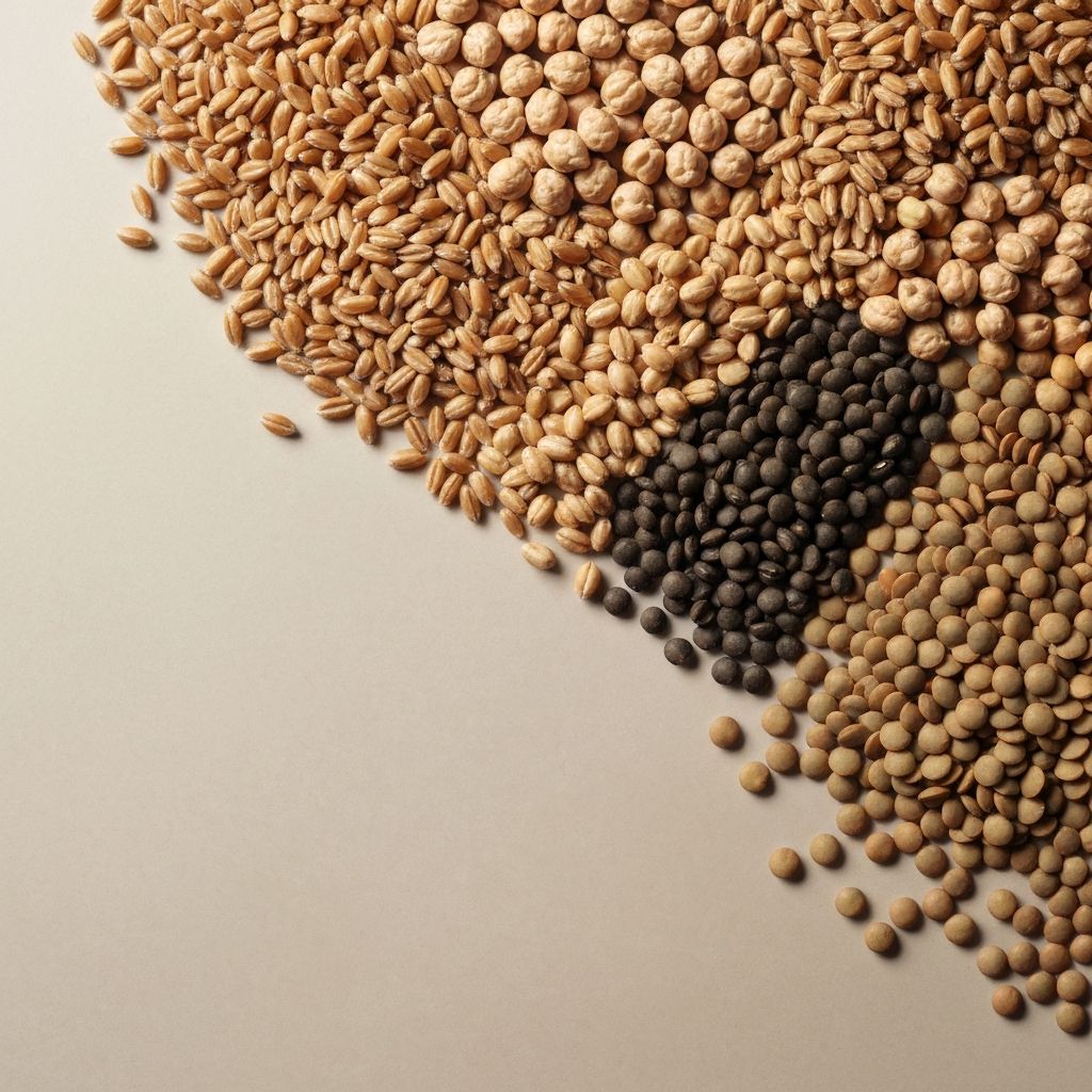 Whole grains and nutritious ingredients